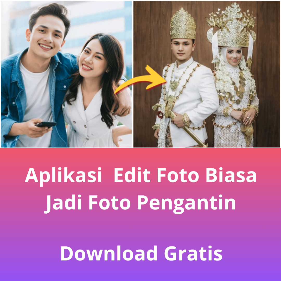 Link Download Aplikasi Edit Foto Pengantin