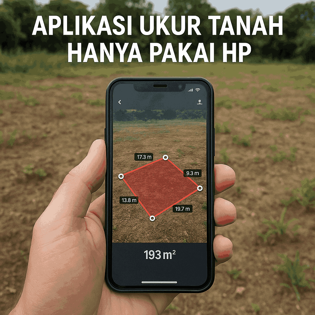 Aplikasi Ukur Tanah Pakai HP Hasil Akurat!